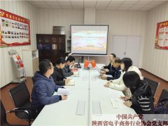省电商协会党支部组织全体党员学习《决定》